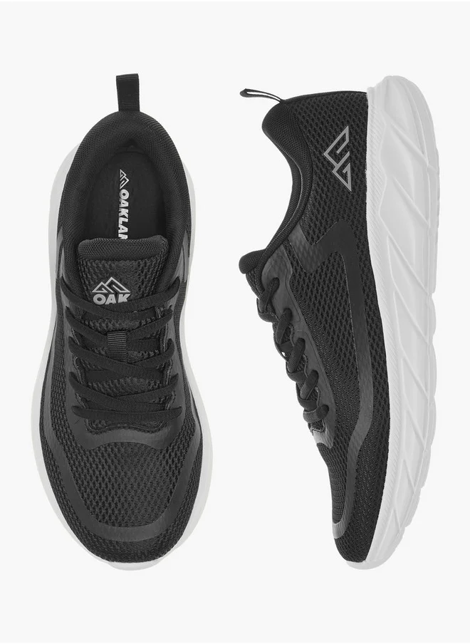 Oaklan by Shoexpress Panelled Sports Shoes with Lace Closure