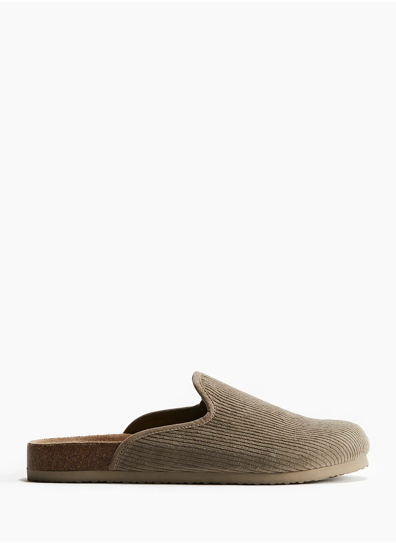 H&M Corduroy Mules