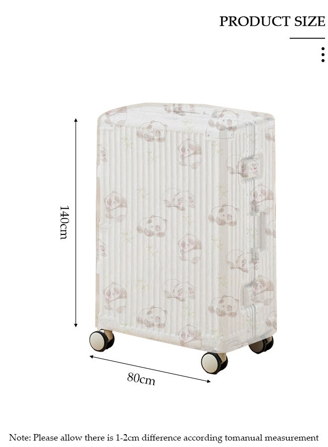 DUNISO 20 Pack Disposable Non-Woven Luggage Dust Covers, Large Size Dustproof Suitcase Protectors, 80x140cm Stretchable Covers for Travel & Storage - Image 2
