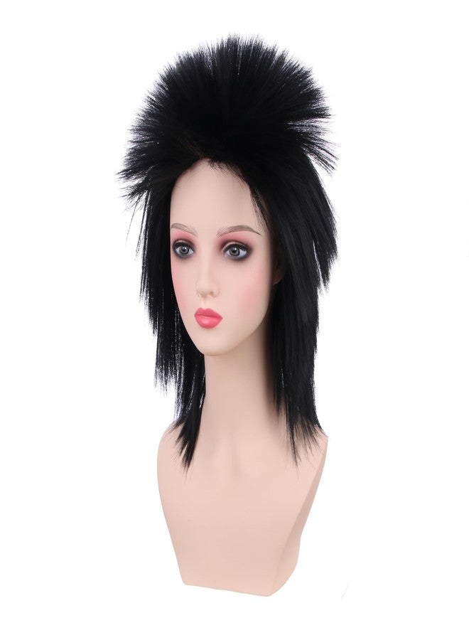 DUDUWIG Child Black Wig Kids Long Straight Black Wig Synthetic Wig Cosplay Hair Wig - Image 3