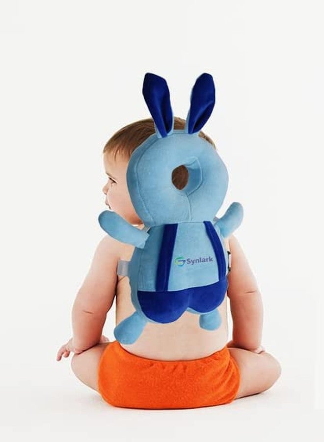 Synlark Baby Toddlers Kids Child Head Back Safety Protector Pad Cushion Pillow With Straps (Standard, Light Blue),1 Count - Image 4