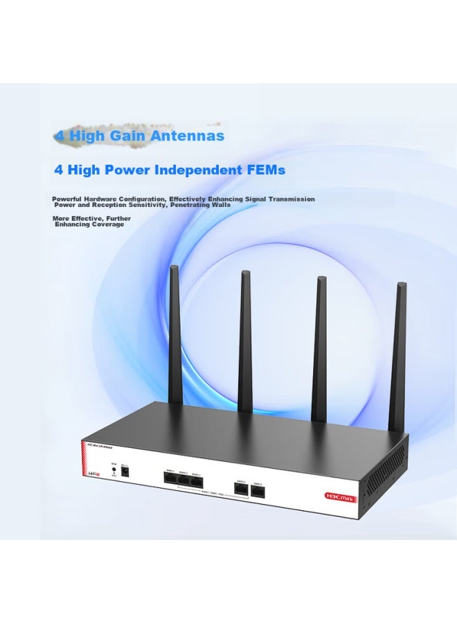 H3c 5g Dual-band Gigabit Wireless Router, 3000m Enterprise-grade Commercial High-speed Router, Wifi Wall-penetrating Metal Shell, Gr-3000ax - Image 5