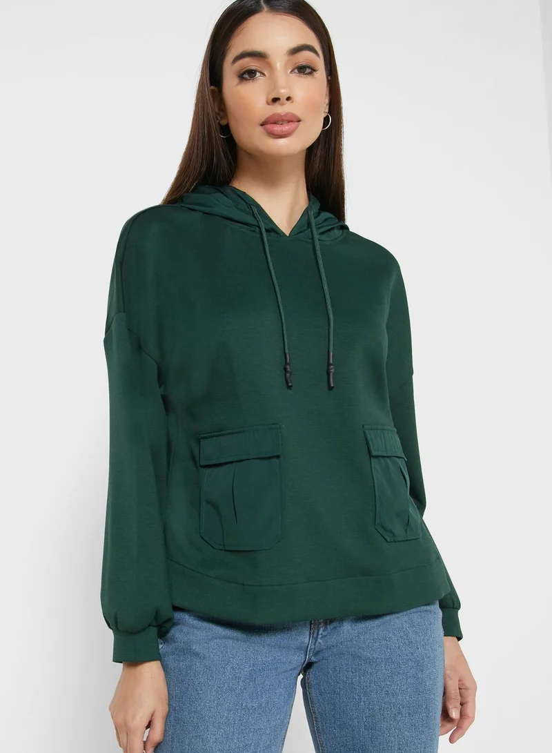 VERO MODA Pocket Detail Hoodie
