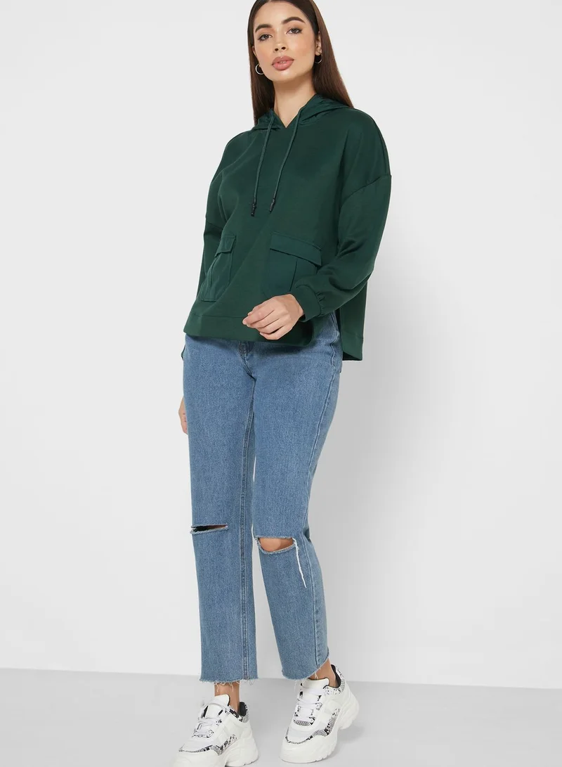 VERO MODA Pocket Detail Hoodie