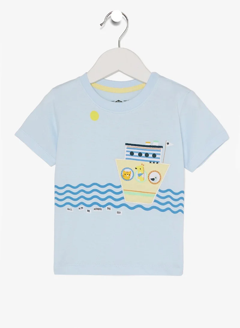 ريبلز مع نمشي طقم ولادي قطعتين