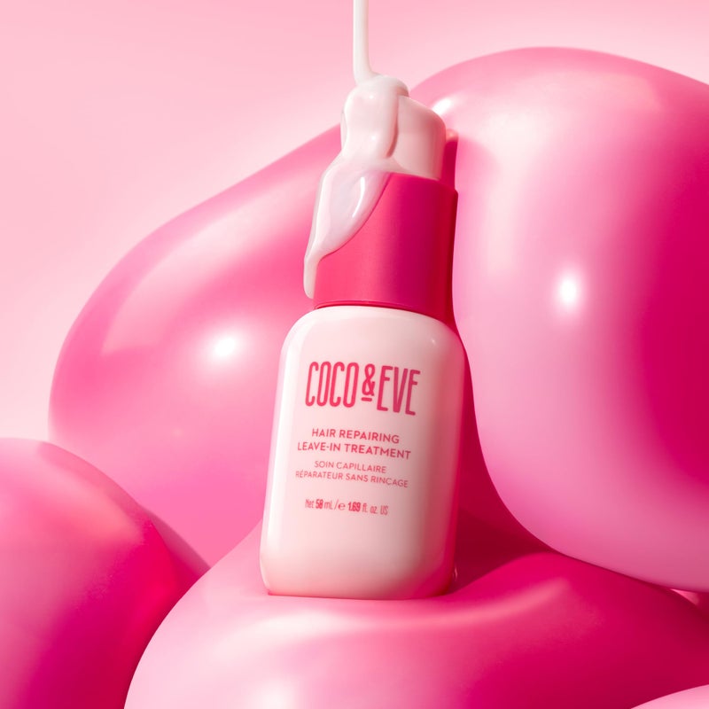 Coco & Eve Hair Repairing Leave-In Treatment, 1.69 Ounce (Pack of 1), Pink - Image 2