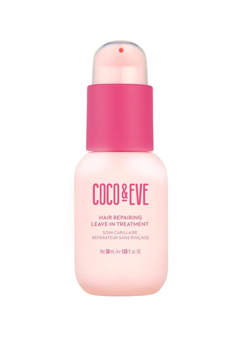 COCO & EVE Coco & Eve Hair Repairing Leave-in Treatment for Damaged, Color Treated, Brittle Hair. With Hyaluronic Acid, Ceramide. Strengthens, Deeply Repairs Breakage, Split Ends. For all Hair Types (1.69 Fl Oz)  - Image 1