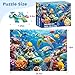 VOLUVOLU 500 Piece Puzzle for Adults Turtle Jigsaw Puzzles Sea Animals Puzzles 500 Pieces Birthday and Barious Holiday Party for Family Adult Funny Puzzle for Adults 205x15 in - Image 4