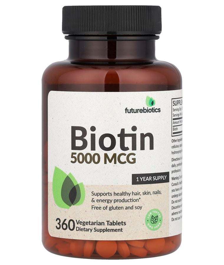 Futurebiotics Biotin  5000 mcg 360 Vegetarian Tablets