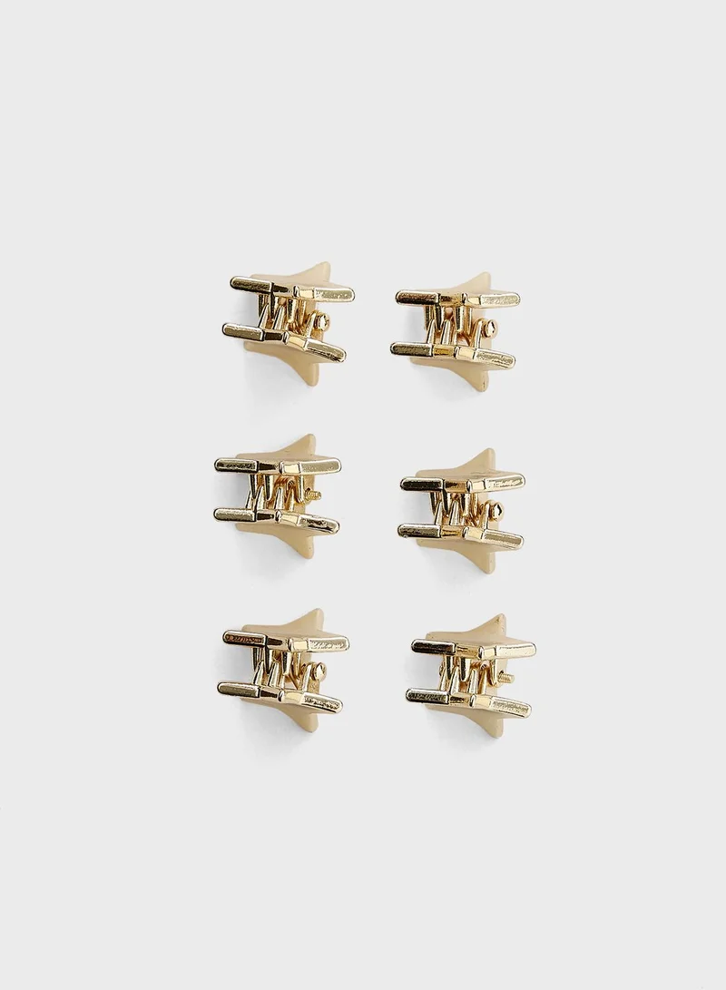 Rubi 6 Pack Of Micro Hair Claws