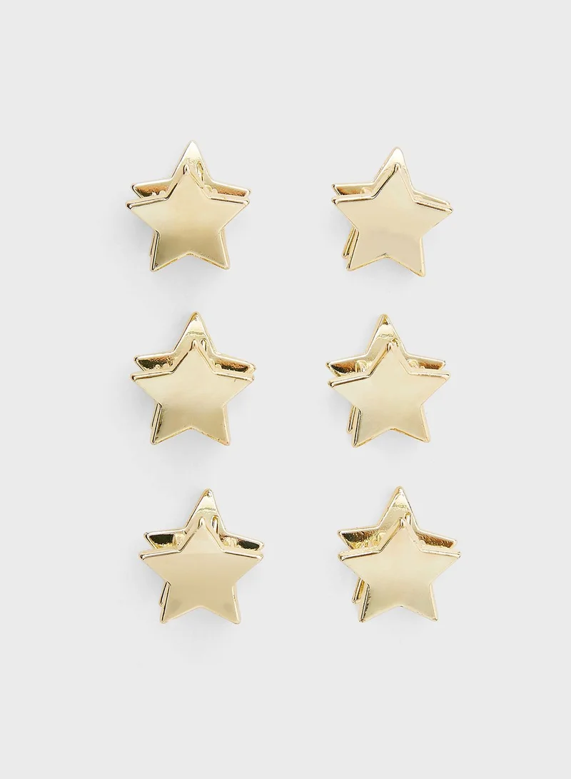 Rubi 6 Pack Of Micro Hair Claws