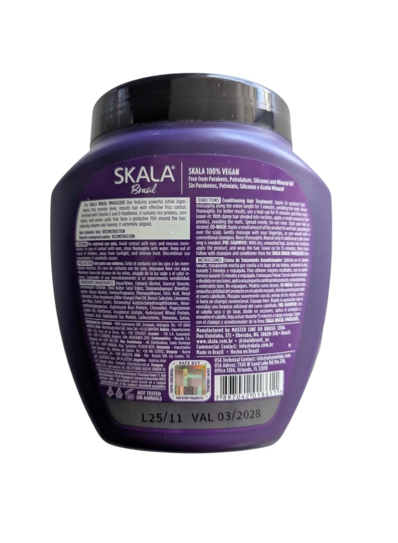 سكالا قناع الشعر وكريم التصفيف سكالا مايس ليسوس 2 في 1 - 1 كجم - Image 2