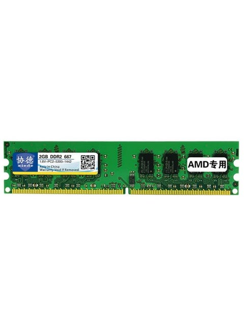 ذاكرة رام موديول 2GB جنرال AMD خاص شريط XIEDE X017 DDR2 667MHz لسطح المكتب