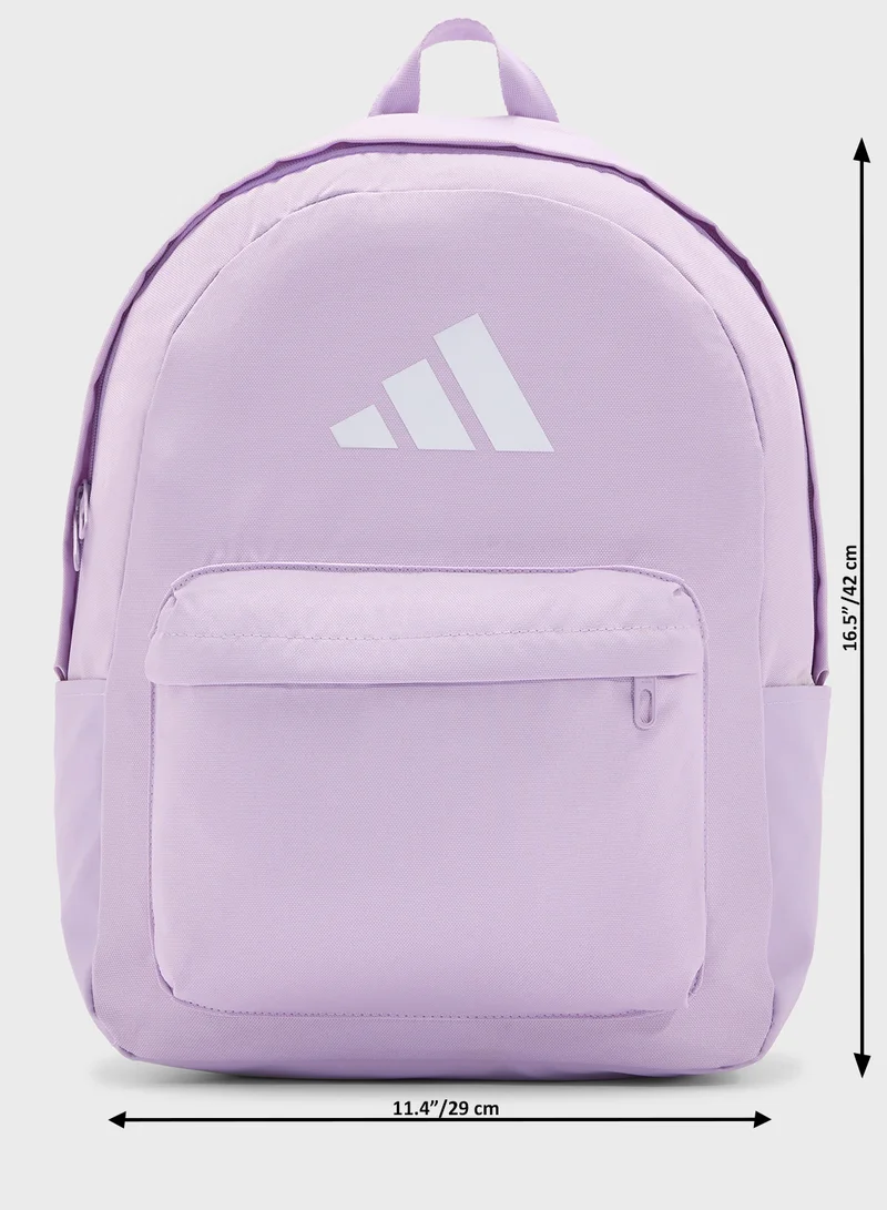 adidas حقيبة ظهر بشعار 3 خطوط كلاسيكية