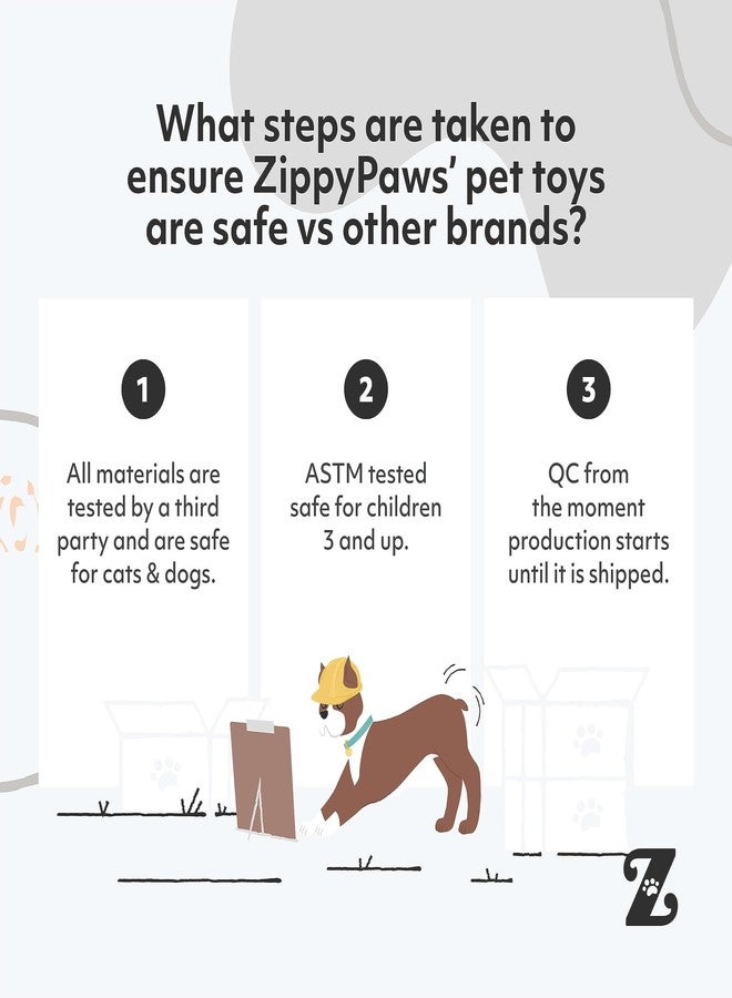 ZippyPaws Burrow Christmas Dog Toy - Plush Squeaky Holiday Dog Gifts for Small & Medium Puppy Dogs, Interactive Hide & Seek Stocking Stuffers for Pets - Xmas Donutz Box - Image 3
