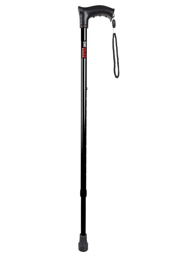 CHEVALIER Support Walking Stick/Cane for Old People Men/Women, Metal, Black - Image 3