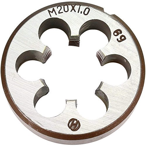 KMIAN TOOLS قالب دائري 20 مم × 1 متر يمين، قالب خيوط آلة M20 × 1.0 مم (مصنوع من فولاذ أداة سبائكي، وليس HSS) - Image 1