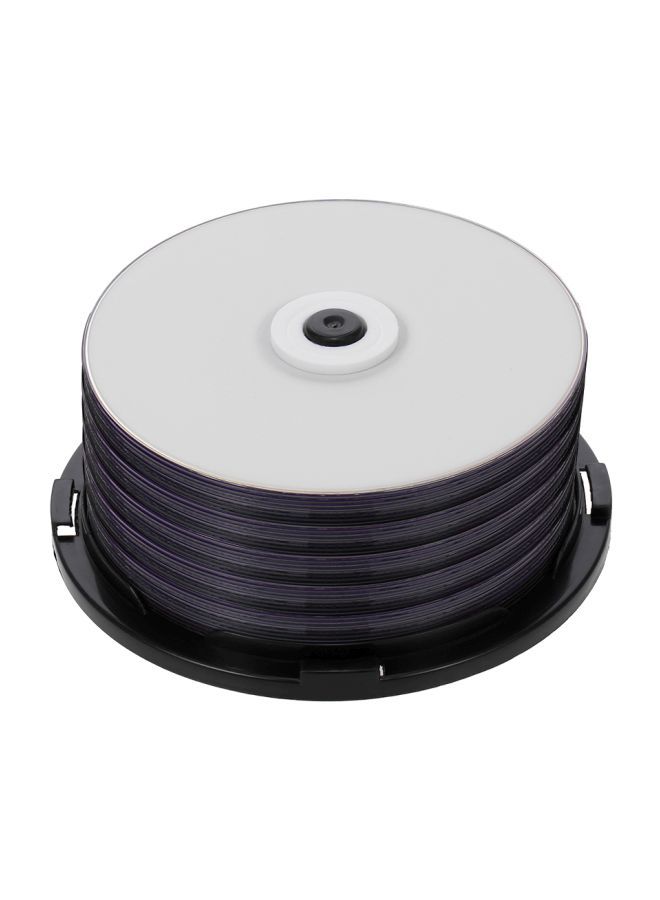 NIBEMINENT 50-Piece Blank Disc C8991-50-L White  - Image 1