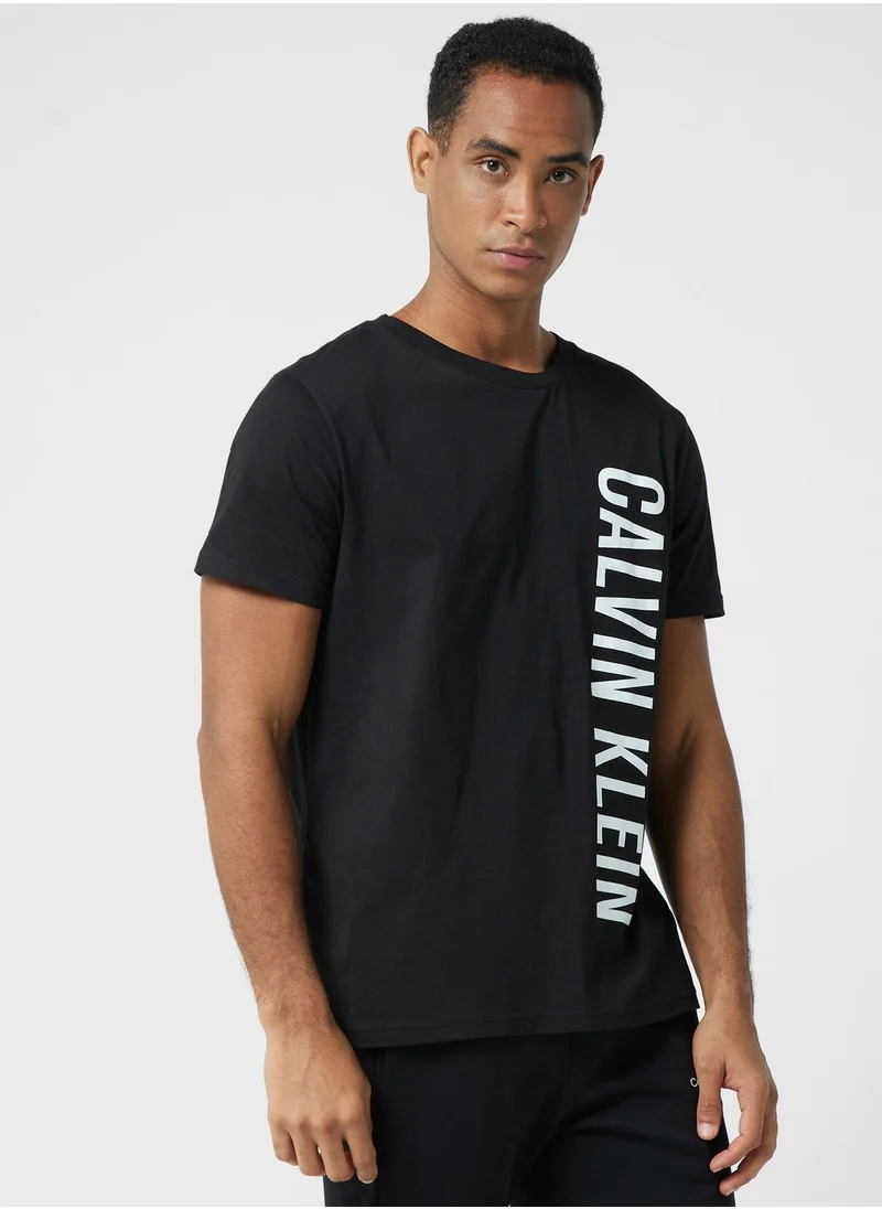 CALVIN KLEIN Logo Crew Neck T-Shirt