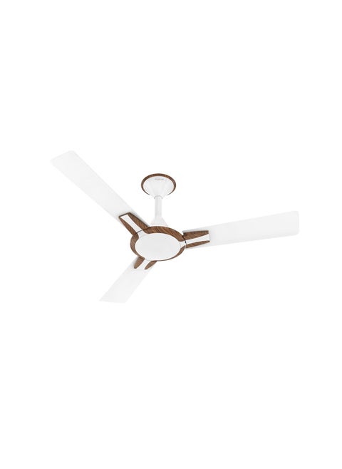 Polycab 1200mm Ceiling Fan Elanza Neo 1 Star Pearl White Wood