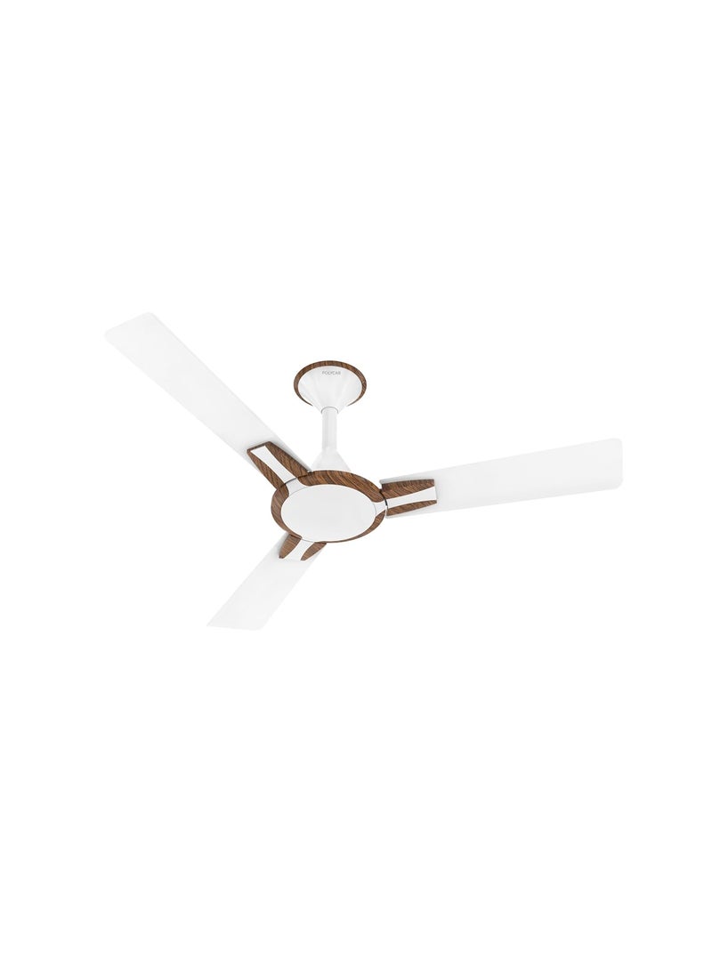 Polycab - Polycab 1200mm Ceiling Fan Elanza Neo 1 Star Pearl White Wood - Image 1