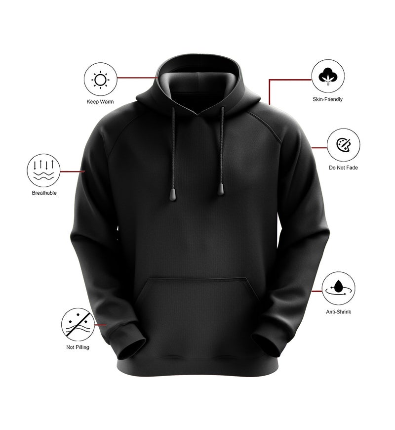 fanideaz Cotton Hooded Sweatshrits Printed for Men_8360B_S_Supra Vintage - Image 5