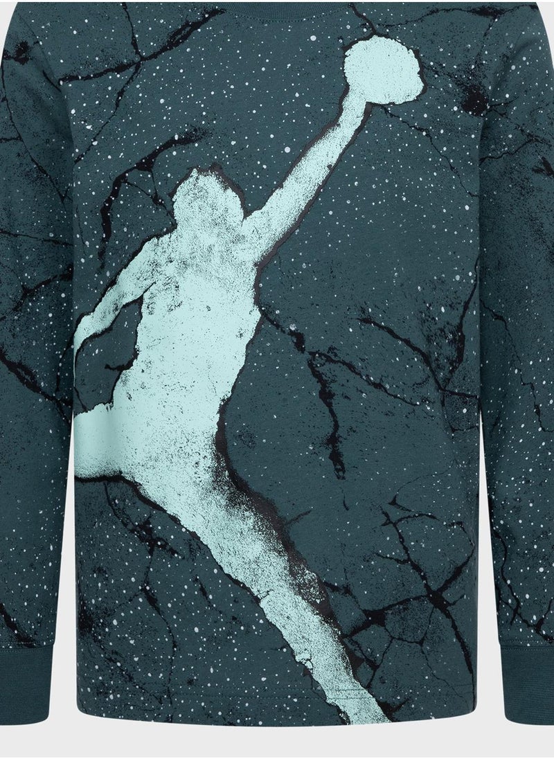Jordan - JDB JUMPMAN CEMENT LS TEE - Image 1