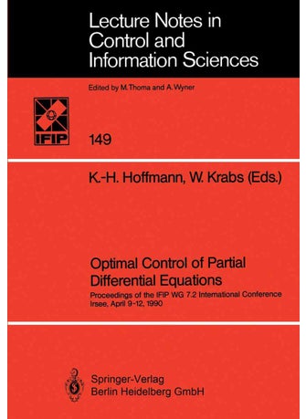 Optimal Control of Partial Differential Equations: Proceedings of the Ifip Wg 7.2 International Conference Irsee, April 9 12, 1990 - pzsku/Z06F80DE610530B81E282Z/45/1749041254/8c8a0d30-2bc7-4b1f-b5ae-7e16b4c1ea03