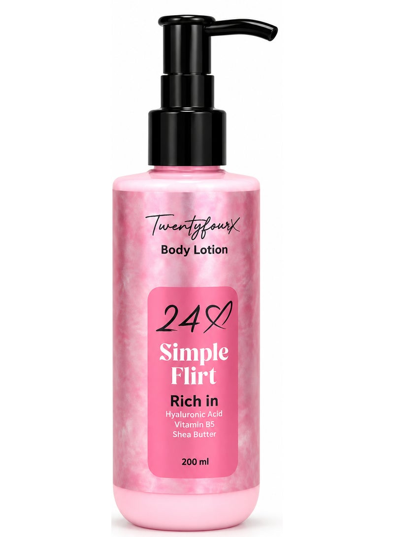Purex 24X Simple Flirt Body Lotion - 200ml - Image 1