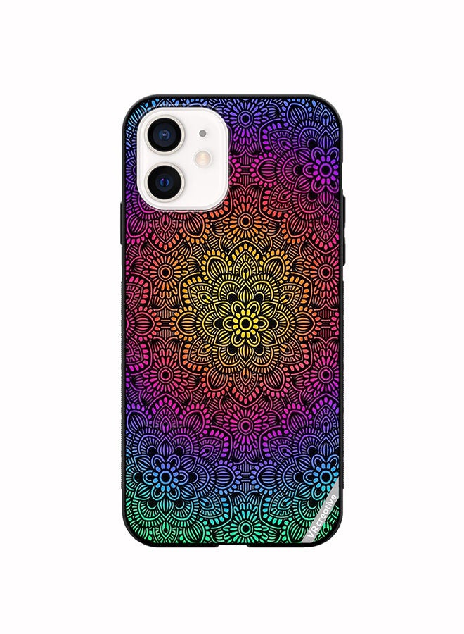 VR CREATIVE Protective Case Cover For Apple iPhone 11 Mandala Design Multicolour - Image 1