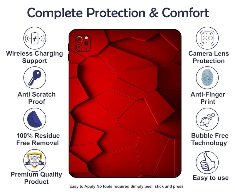 WRAP CRAFT Skin Compatible with iPad Pro 11 inch 4th Generation, 2022 Skin Revamp Your tablet's Style with This Protective & Fashionable Tablet Skin; DP-143 - Image 3