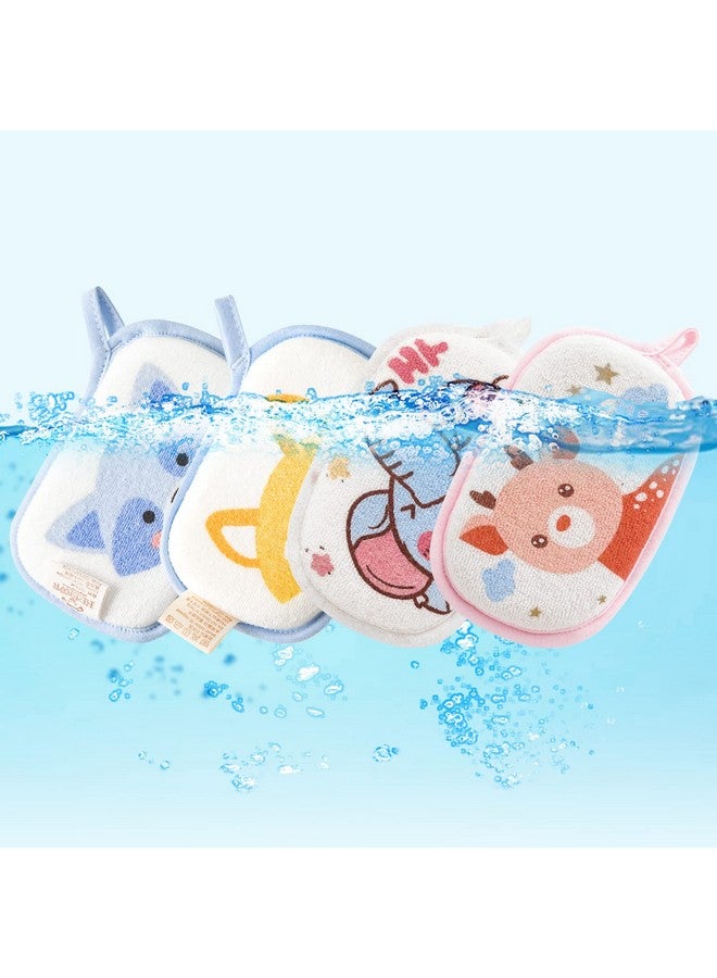 Hokoad Baby Bath Sponge, 2 Pack Cartoon Animal Style Baby Sponge for Bathing, Infants Bath Sponge Ultra Soft & Absorbent Natural and Safe Great for Sensitive Skin, for Boys & Girls (Raccoon) - Image 5