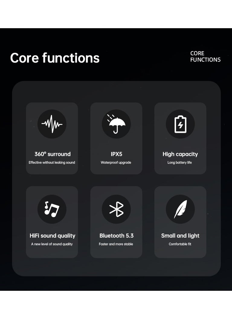 Jeep - Jeep JP-EW011 TWS True Wireless Bluetooth Earphones HiFi Sound Wireless Earbuds Noise Cancellation HD Calls Headset - Image 1