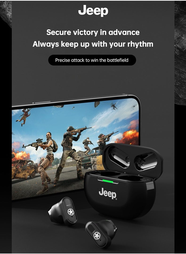 Jeep - Jeep JP-EW011 TWS True Wireless Bluetooth Earphones HiFi Sound Wireless Earbuds Noise Cancellation HD Calls Headset - Image 1