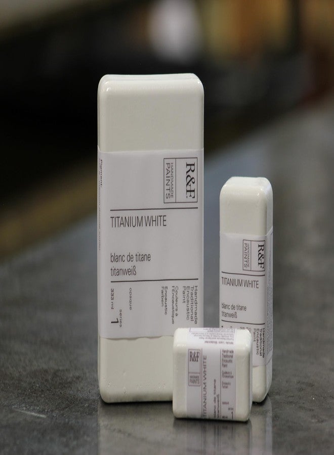 R&F Artist Encaustic Paint, Titanium White, 333 ml - Image 4