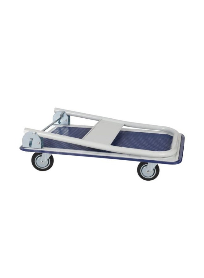 Geepas 300KG Platform Hand Truck- GMH59316| 300 KG Maximum Load Capacity, Multi-Purpose Hand Truck | Durable and Sturdy Construction, Perfect For Lifting Things| Blue and Silver - Image 4