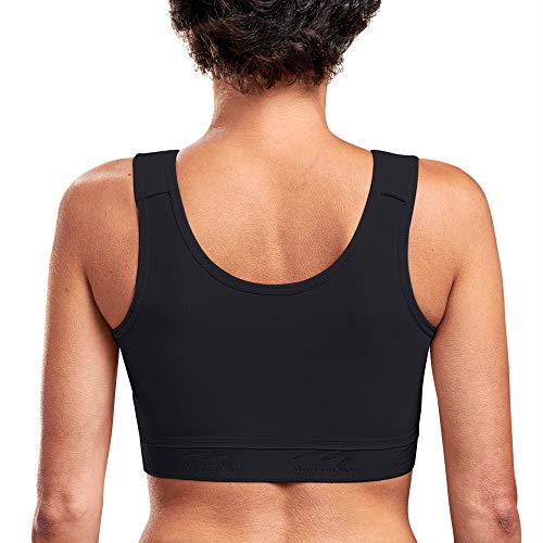 MARENA B15 Implant Stabilizer Bra - Post Surgical Compression Bra with Full Adjustability Black - Image 2