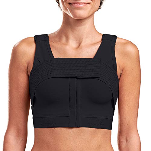 MARENA B15 Implant Stabilizer Bra - Post Surgical Compression Bra with Full Adjustability Black - Image 1