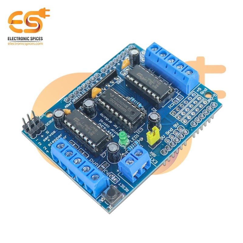 Electronicspices درع محرك DC 4 قنوات L293D لوحدات التحكم - محرك 4 قنوات (عبوة من 1) - Image 4