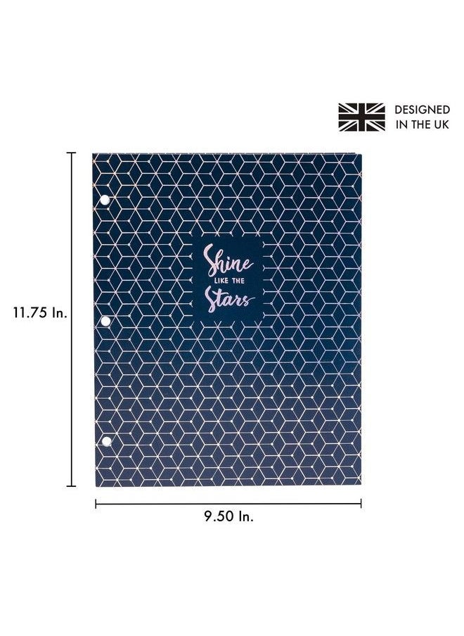 Pukka Pad Glee Folders 6 Pack Of Pocket Portfolios With 3 Holepunches For Standard Ring Biners Measures 11.75 X 9.5Inches Compatible With A4 And Letter Sized Paper Documents  - Image 4