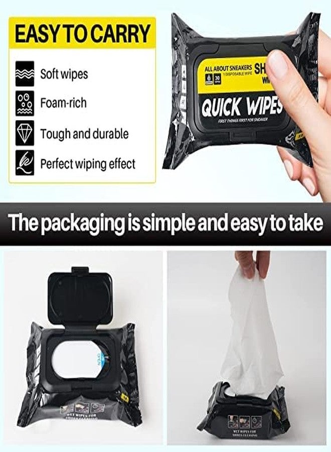 PRAYAN ENTERPRISE Natural Sneaker & Shoe Cleaner Wipes - 1 Packs of 80 - Portable Sneakers Cleaner Shoe Wipes Quickly Remove Dirt & Stains - These Disposable Shoe Cleaning Wipes Can Be Used On Footwear - Image 5