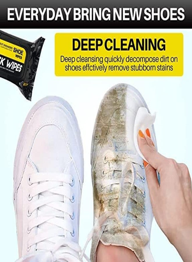 PRAYAN ENTERPRISE Natural Sneaker & Shoe Cleaner Wipes - 1 Packs of 80 - Portable Sneakers Cleaner Shoe Wipes Quickly Remove Dirt & Stains - These Disposable Shoe Cleaning Wipes Can Be Used On Footwear - Image 4