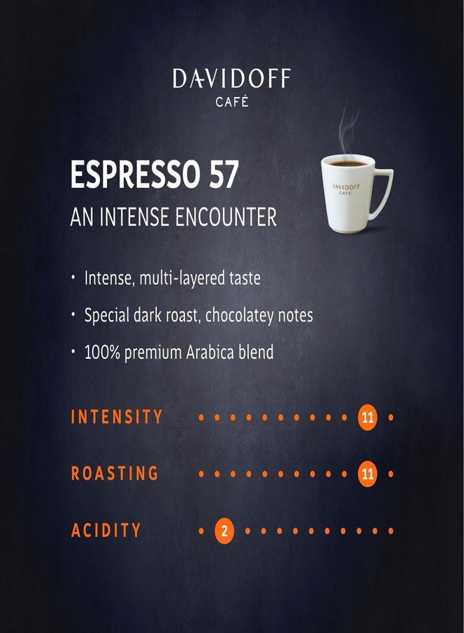 Davidoff Espresso 57 Instant Coffee Combo Pack | 2 Jars x 100g Each By Cougar | Dark & Chocolaty Taste | Premium 100% Arabica Instant Coffee | Strong Intensity, Rich Aroma & Energy Boost for Long Active Days - (Imported) - Image 3