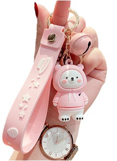 Ant Lovely Cartoon Bear Keychain with Lanyard, Keychain Pendant Car Accessories for Women and Men  - Image 1