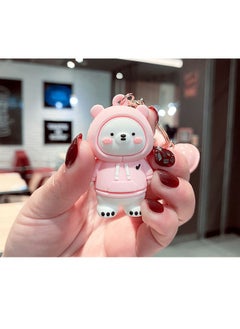 Ant Lovely Cartoon Bear Keychain with Lanyard, Keychain Pendant Car Accessories for Women and Men  - Image 2