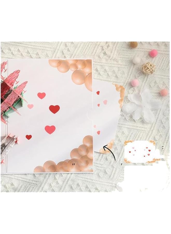 إيروريكس بطاقة تهنئة ثلاثية الأبعاد على شكل شجرة حب، بطاقة عيد الحب الإبداعية، بطاقة ذكرى زواج فريدة من نوعها له ولها في عيد الحب، بطاقة اقتراح زفاف مصنوعة يدويًا - Image 5