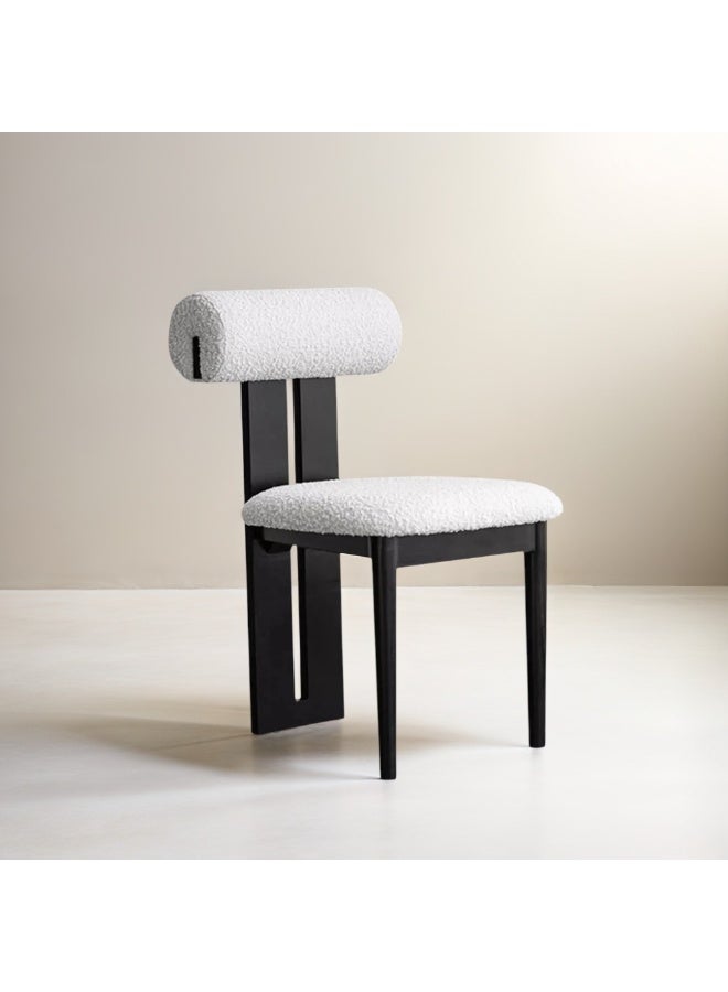 بيتونيا كرسي طعام دالاس - ابيض واسود - Image 1