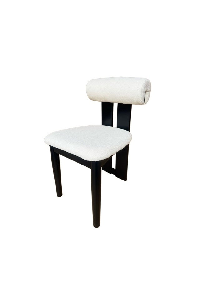بيتونيا كرسي طعام دالاس - ابيض واسود - Image 3