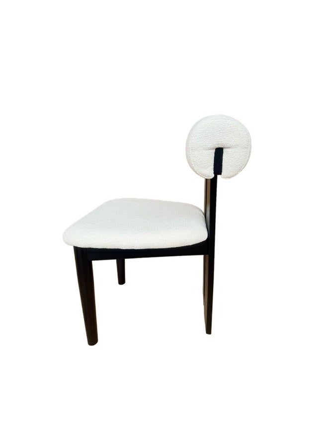 بيتونيا كرسي طعام دالاس - ابيض واسود - Image 4