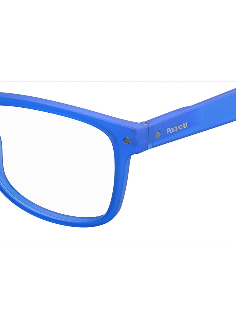 Polaroid - Unisex Square Reading Glasses - Pld 0020/R Blue 52 - Lens Size: 52 Mm - Image 1